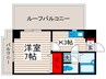 エスポワ－ルＫＩＪＩＭＡ 1Kの間取り
