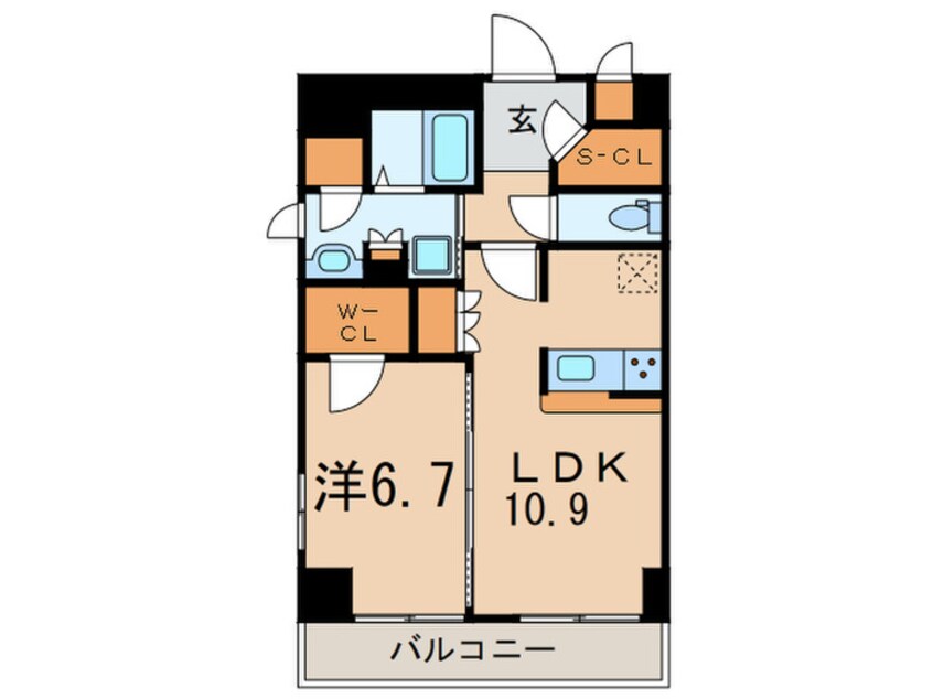 間取図 ＺＩＮＮＩＡ大森西