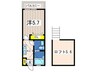 エトワール 1Kの間取り