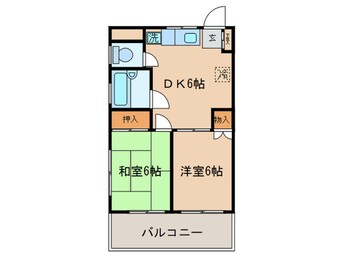 間取図 田辺マンション