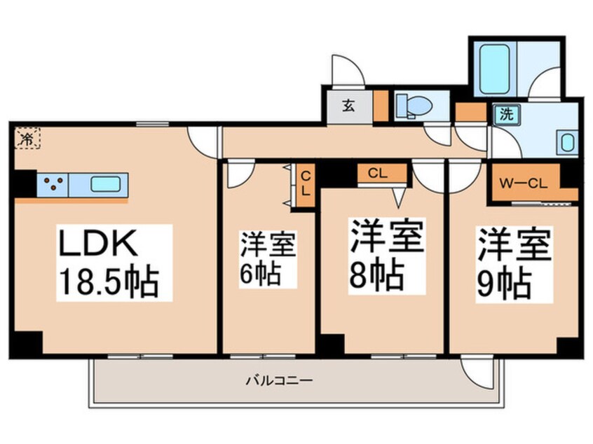 間取図 LA CASA FELICE