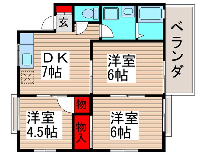間取り図 シャト－サンライズ２