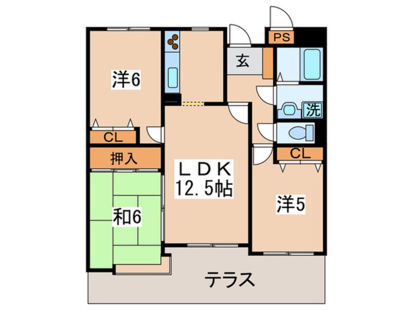 間取図 Ｍ・Ｓアネックス鷺沼