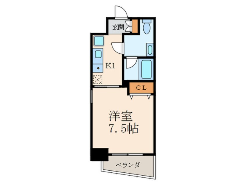 間取図 マイ　プレジール広尾