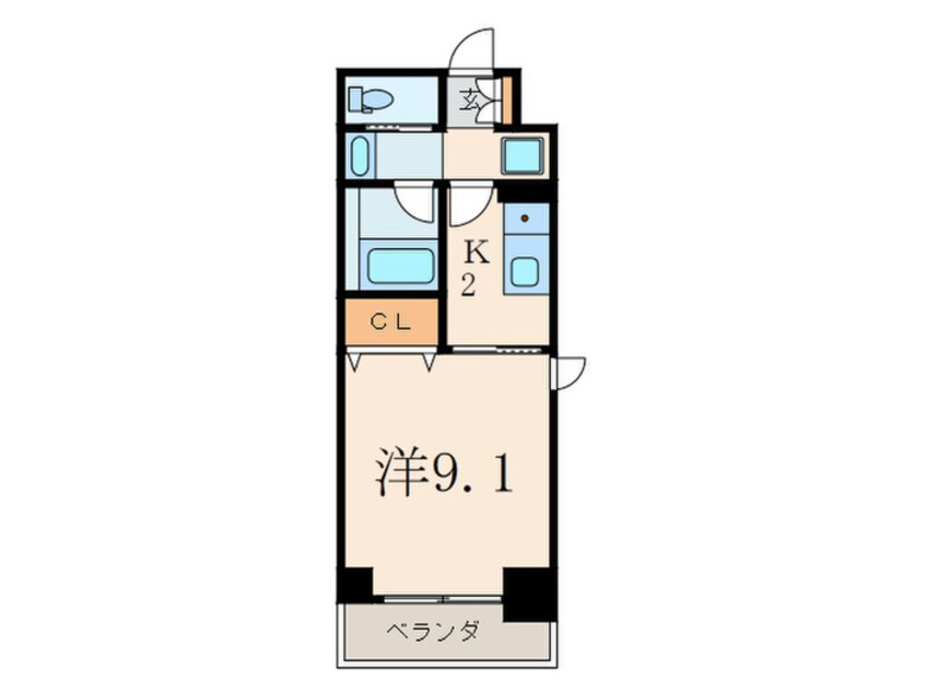 間取図 マイ　プレジール広尾