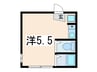 妙蓮寺ヴィレッヂ 1Rの間取り