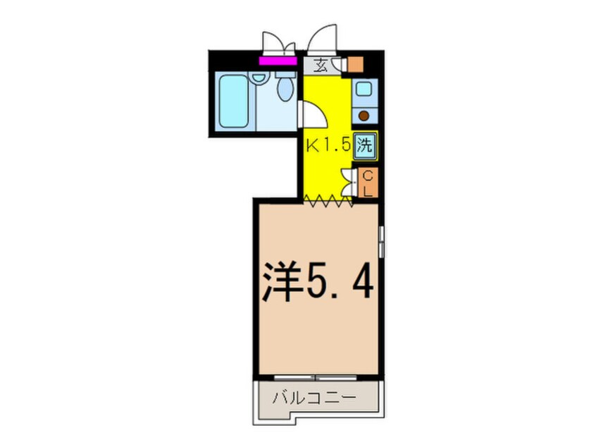 間取図 メゾン田園調布イ－スト