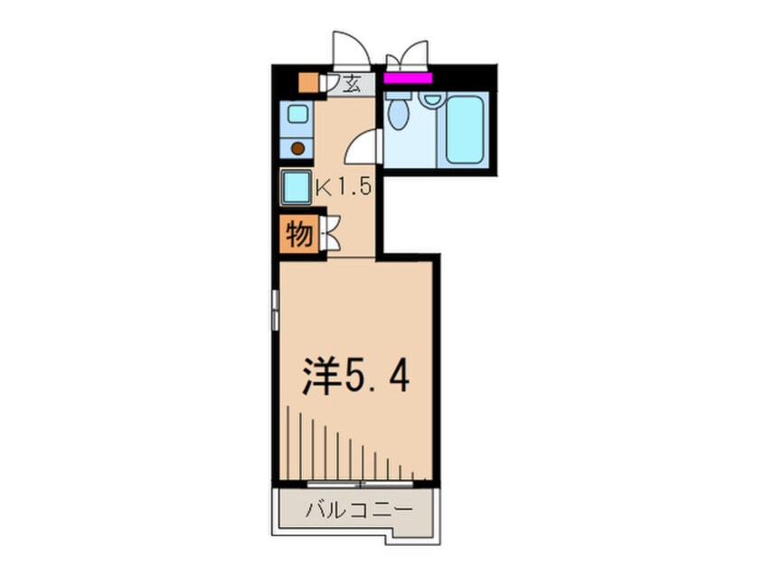 間取図 メゾン田園調布イ－スト