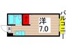 リベルテ－ル東雲 1Rの間取り