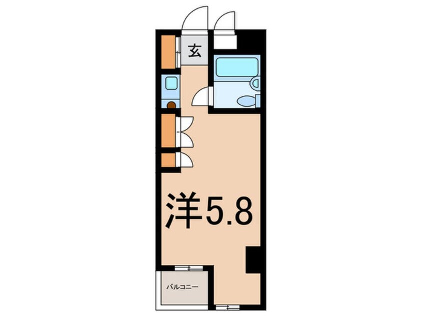 間取図 雅叙園碑文谷ドミトリィ