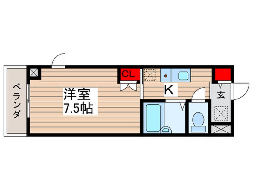 間取図 キャトル・セゾン
