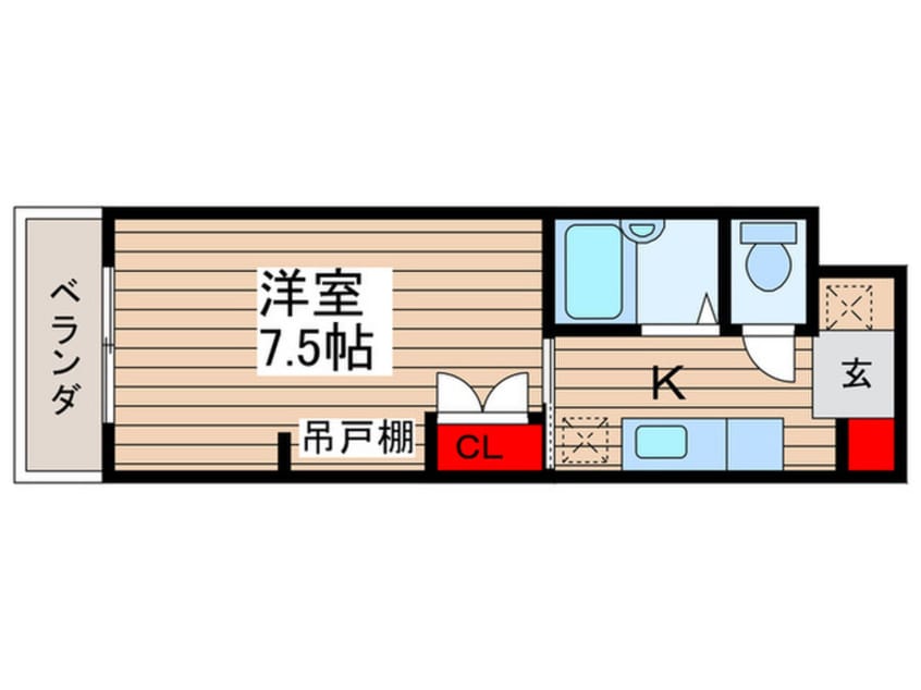 間取図 キャトル・セゾン