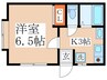 コ－ポ　アリガ 1Kの間取り