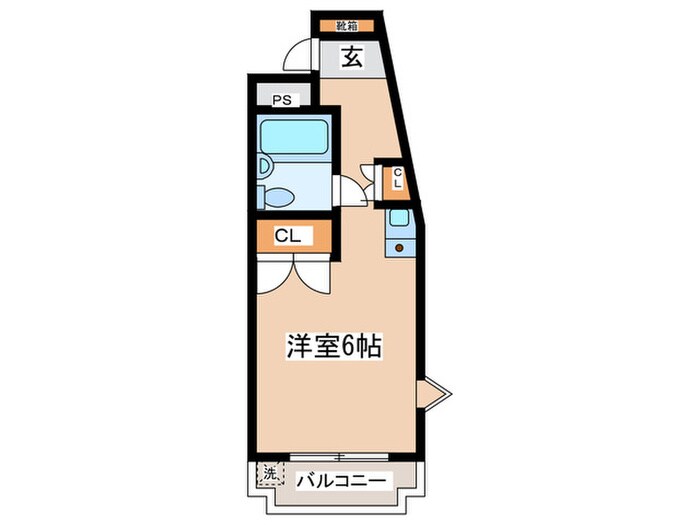 間取り図 ハイム中原ＰＡＲＴⅠ
