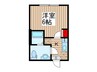 オリーブ西堀 1Kの間取り
