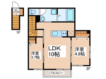 間取図 ミハス東新宿Ⅱ