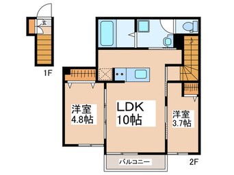 間取図 ミハス東新宿Ⅱ