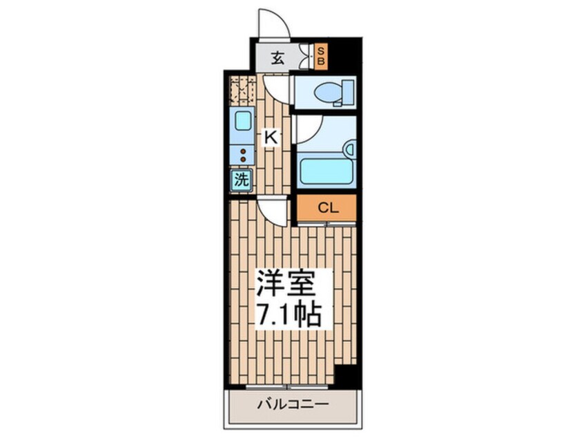 間取図 コンフォ－トタイム大森