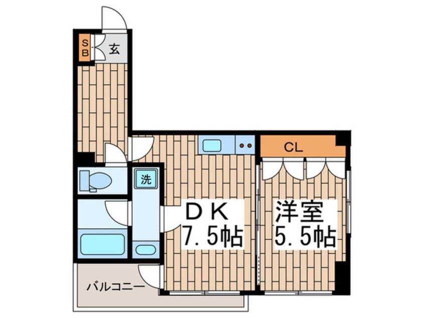 間取図 コンフォ－トタイム大森