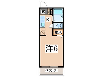 間取図 びわの木ハイツ