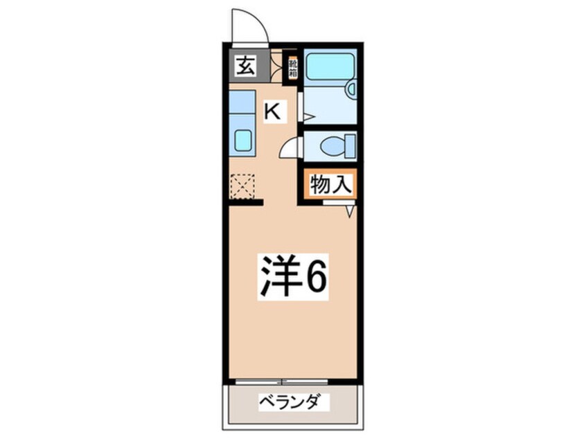 間取図 びわの木ハイツ