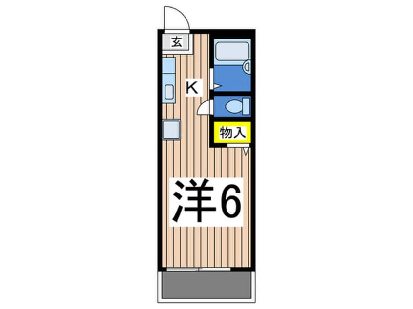 間取図 びわの木ハイツ