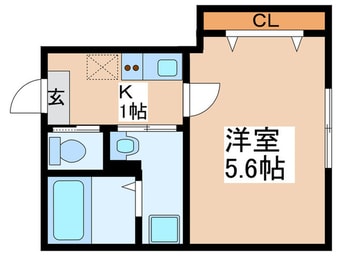 間取図 エアカーサ四つ木