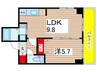 インプルーブ両国 1LDKの間取り