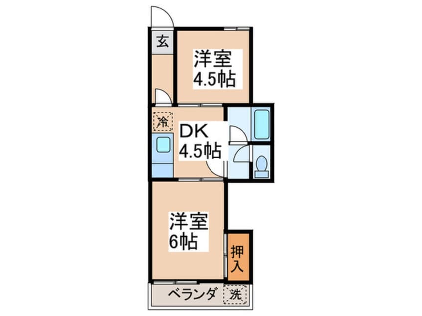 間取図 玉木マンション