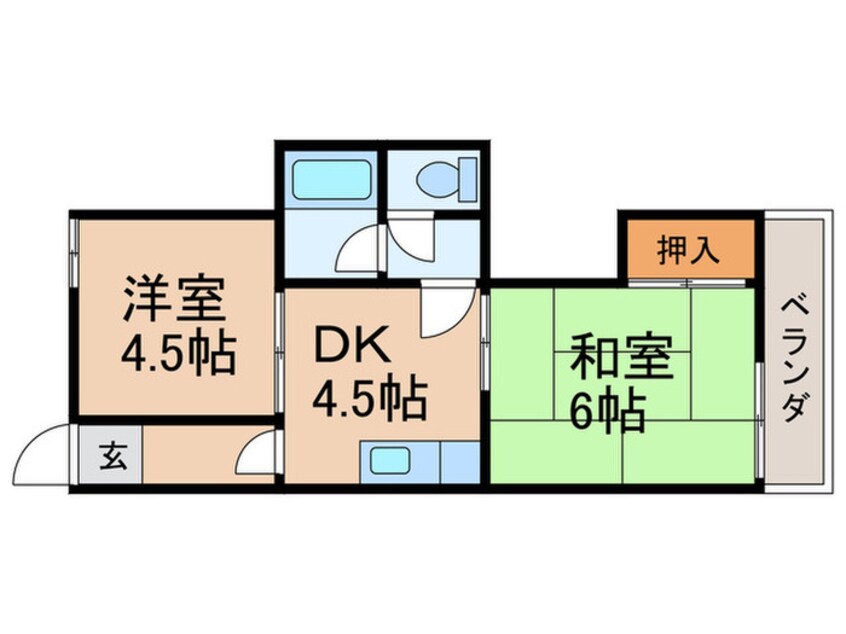 間取図 玉木マンション