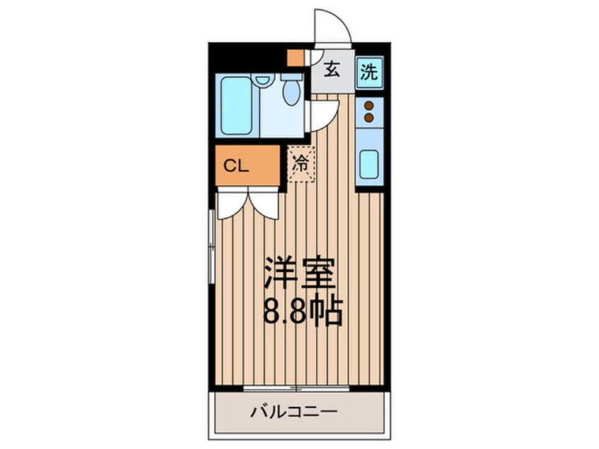 間取図 ソレイユ駒沢（３Ｆ）