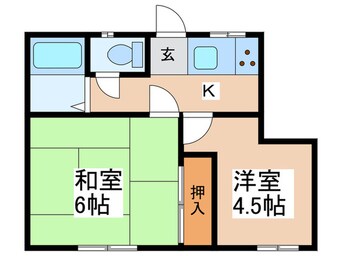 間取図 トウセンハイツ