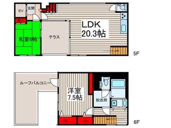 間取図 インペリアビル