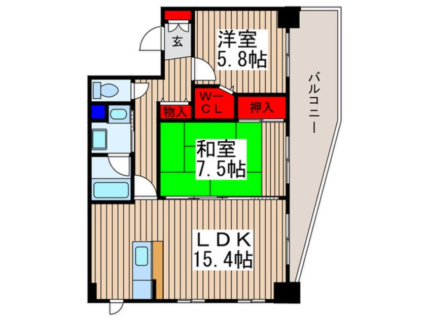 間取図 グリーンフォレスト大宮