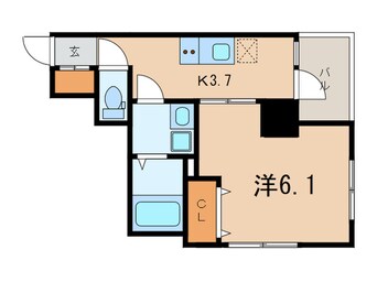 間取図 メゾンピオニー日本橋浜町
