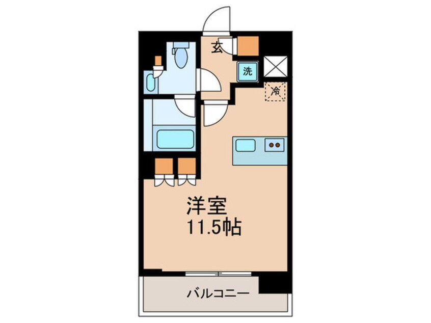 間取図 プライムメゾン蒲田