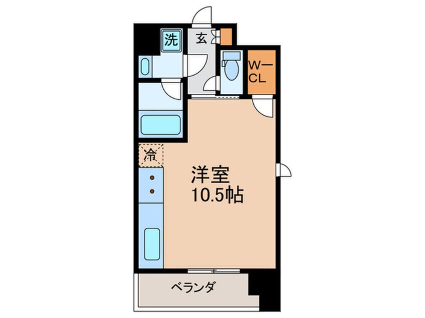 間取図 プライムメゾン蒲田