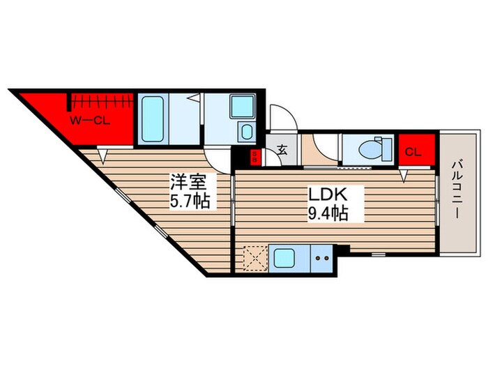 間取り図 Ｇｒａｎ　Ａｃｅ　Ｋ