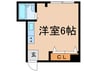 福しんビル 1Rの間取り