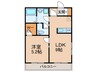 Ｃｅｌｅｓｔｅ　ＰＲＡＮＥ 1LDKの間取り