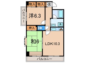 間取図 ボナンザ二子玉川