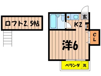 間取図 ハイツ萠