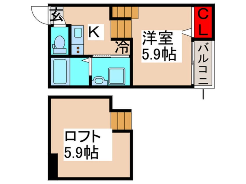 間取図 stage青井