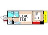 グレイス綾瀬 1LDKの間取り