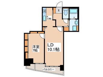 間取図 河田町ガーデン１