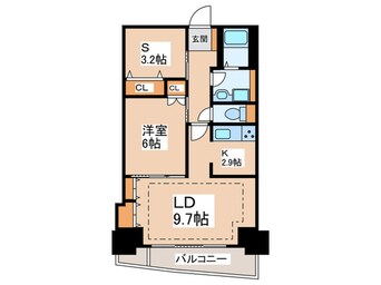 間取図 河田町ガーデン１