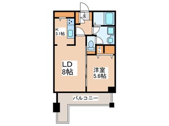 間取図 河田町ガーデン１