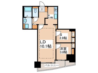 間取図 河田町ガーデン１