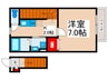 浦安アーバンハウスＢ 1Kの間取り