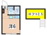 G・Aタウン神大寺 1Rの間取り